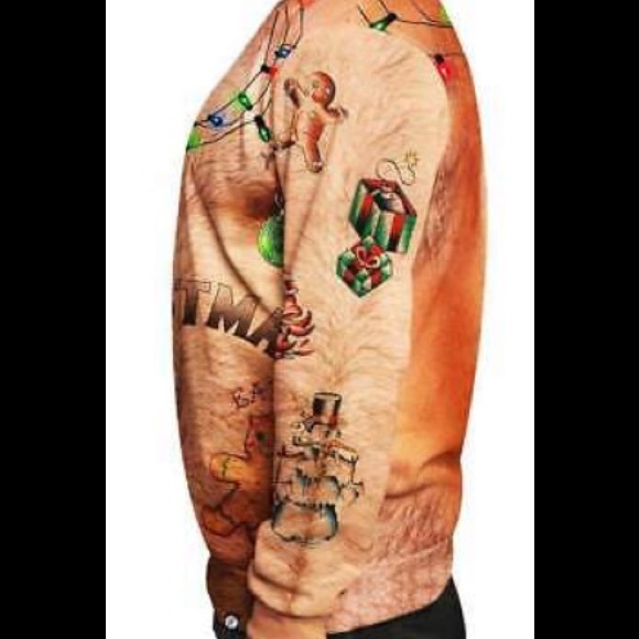 Ugly Christmas Silly Men’s Unisex Crew Sweat shirt - Picture 2 of 4